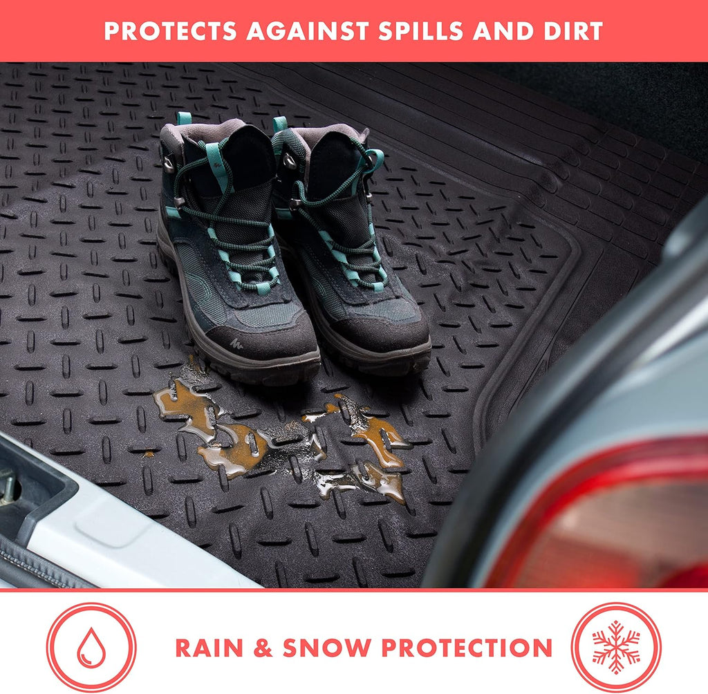 Black Rubber Heavy Duty Trimmable Cargo Liner G80404