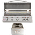 40 in. Natural Gas Grill & Side Burner L8850