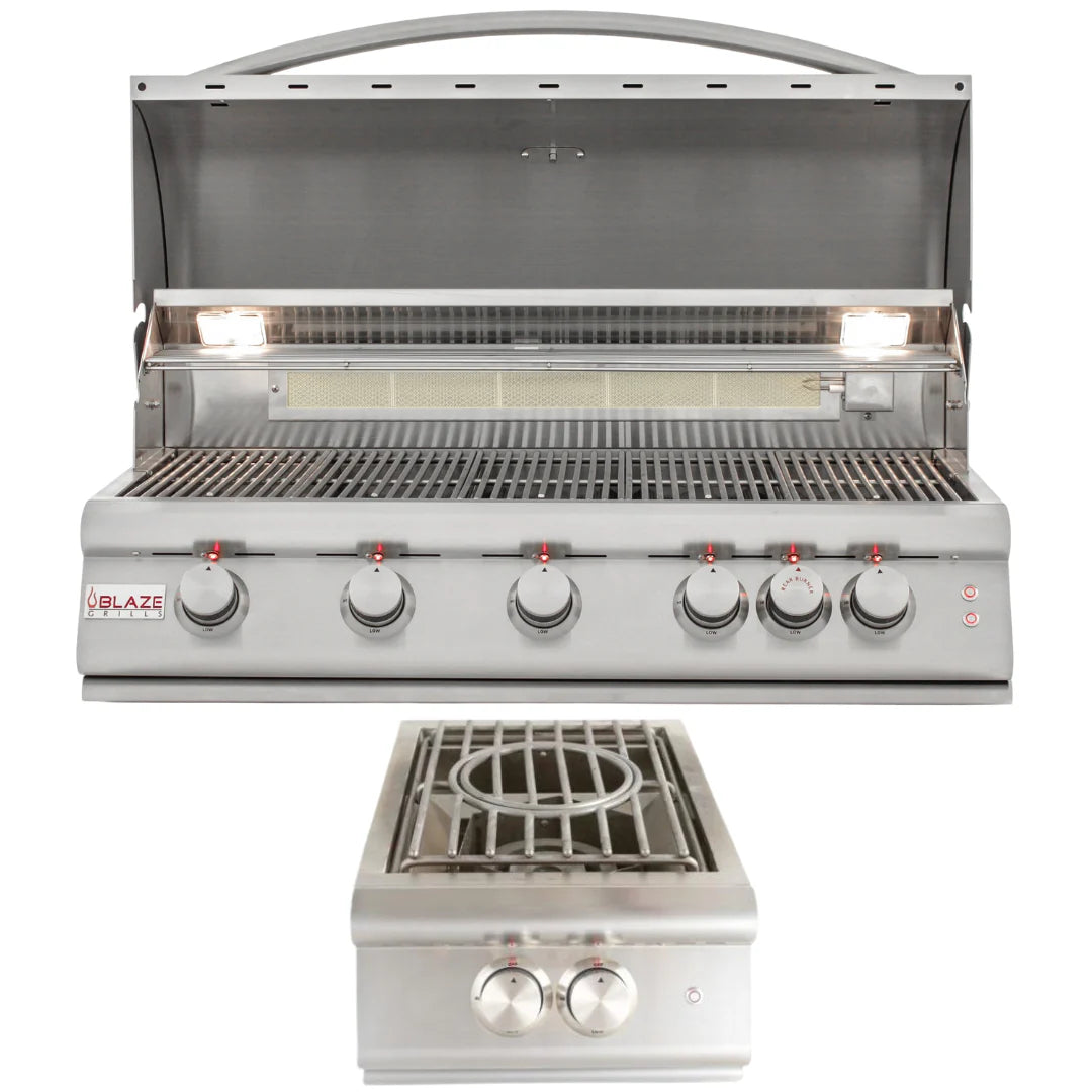 40 in. Natural Gas Grill & Side Burner L8850