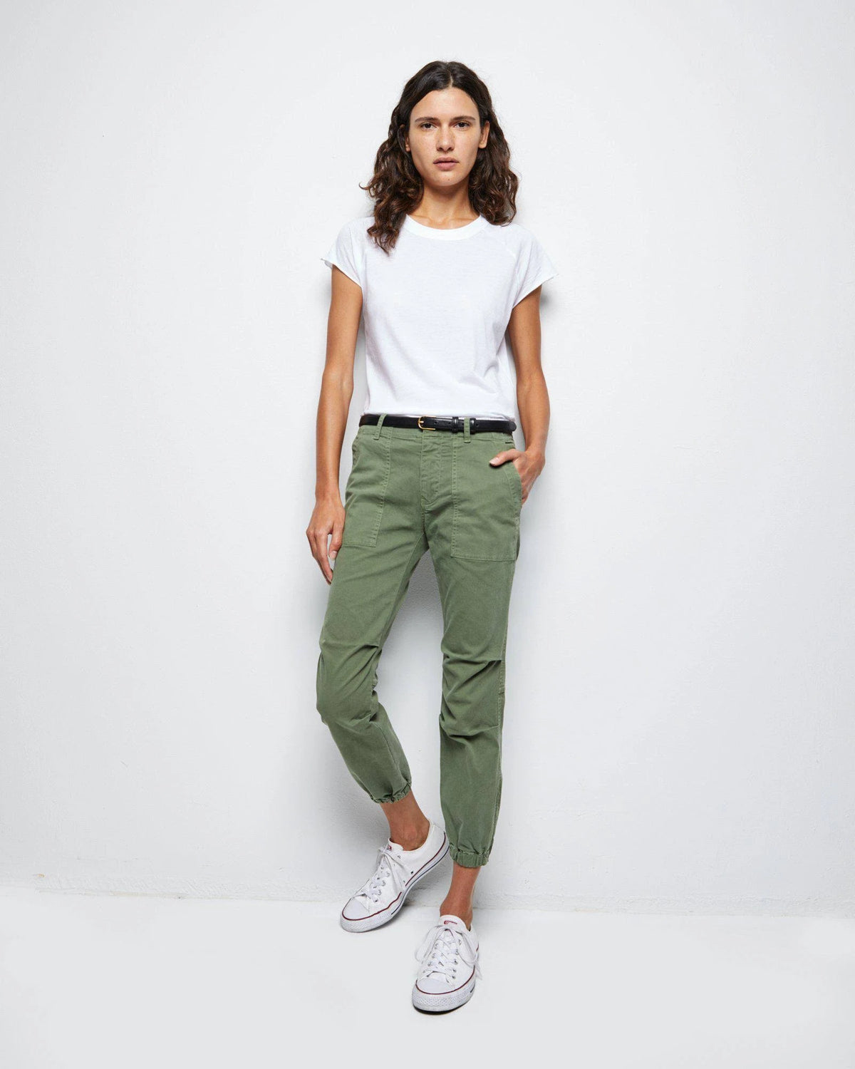 Cropped Military Pant Camo U433015
