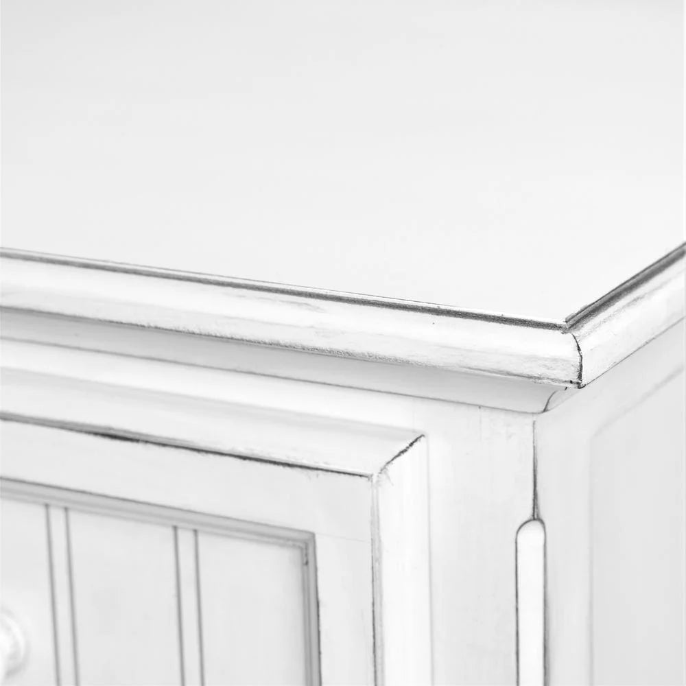 White 7 Drawer Wood Dresser C841756