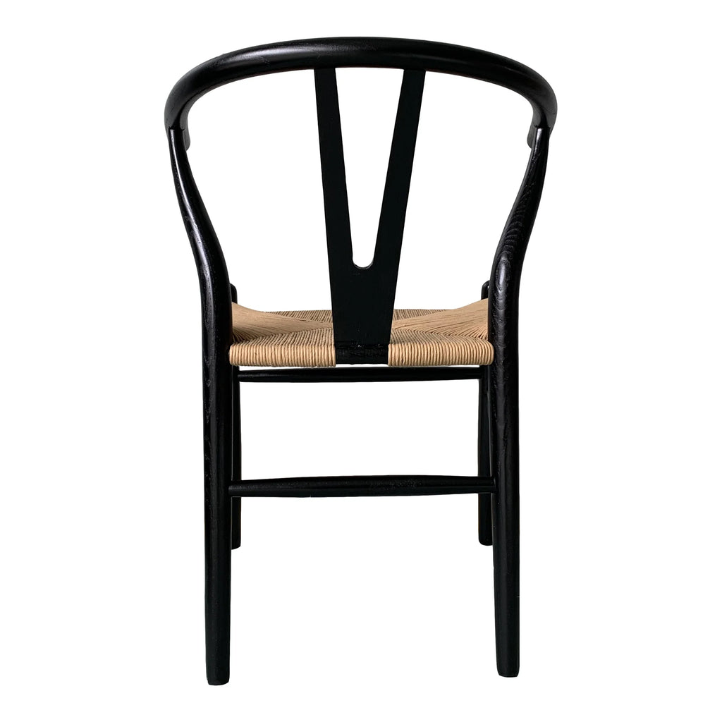 Black Wood Dining Chairs Set of 2 X946798