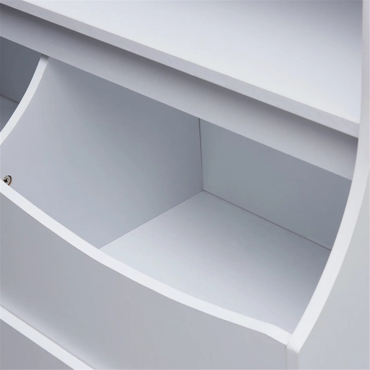 White Kids Toy Storage with Bookshelves Y63866