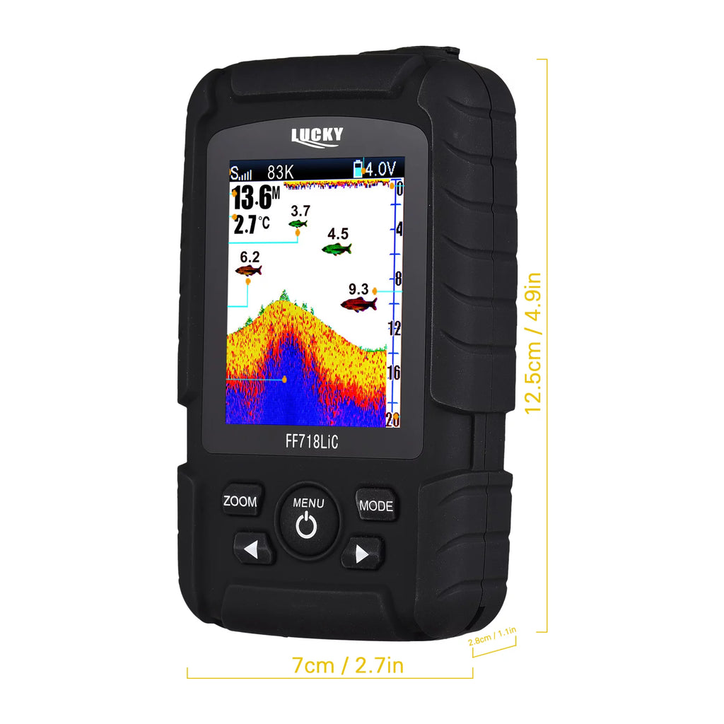 Portable Handheld Fish Depth Finder Sonar Transducer B190233