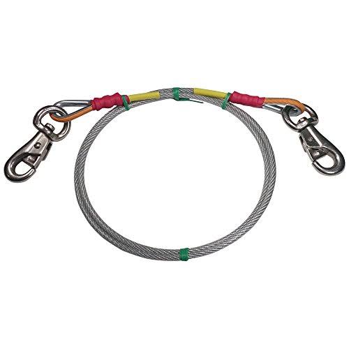 Super Heavy Duty Dog Tie Out Cable with Cattle Snap Both End Q653047