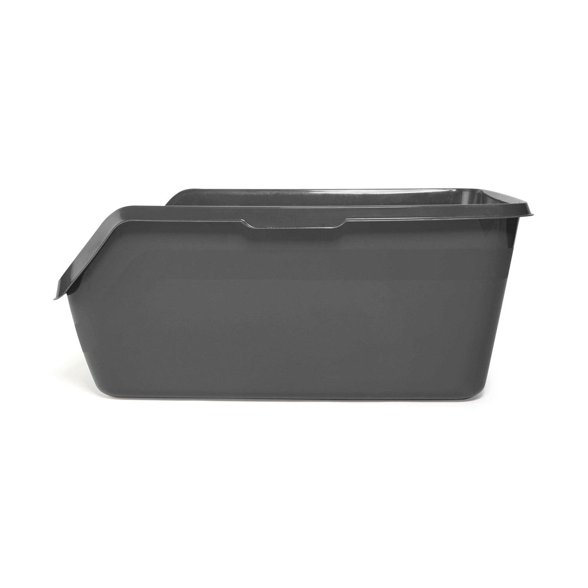 Charcoal High-Back Cat Litter Box H800190