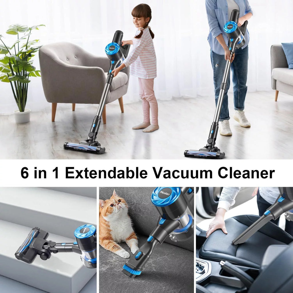 Cordless Stick Vacuum Cleaner with LED Headlights G66848