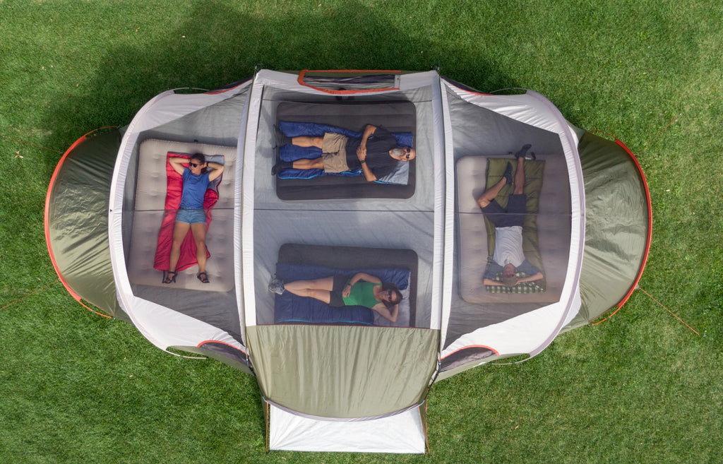 18-Person Cabin Tent with 3 Covered Entrances V675394