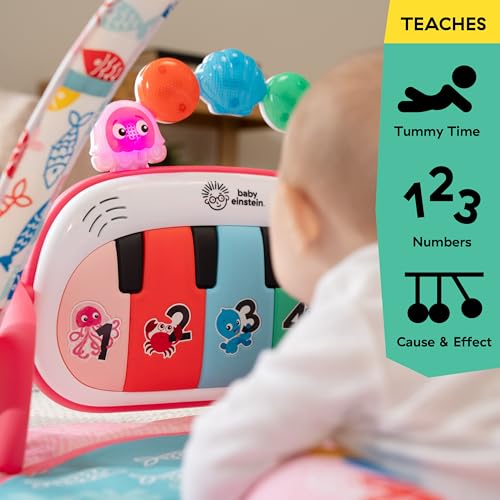4-in-1 Music and Language Play Gym and Piano Tummy Time Activity Mat S749411