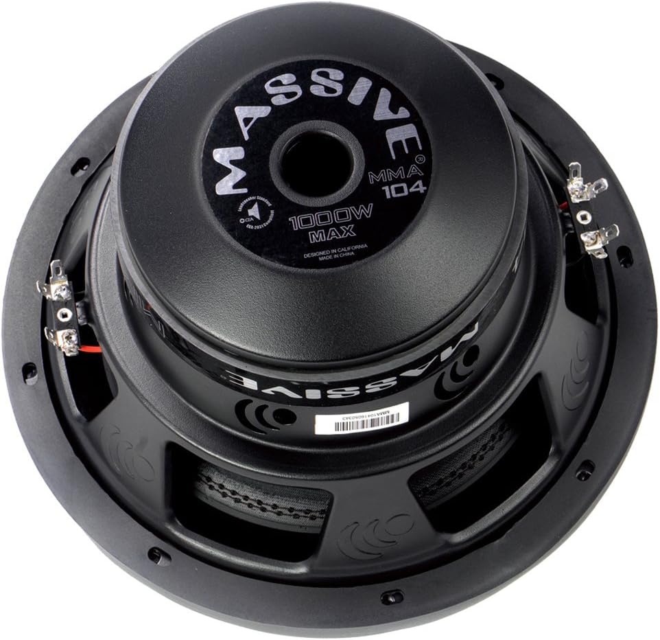 10 Inch 1000 Watt Dual 4 Ohm Car Subwoofer C189906