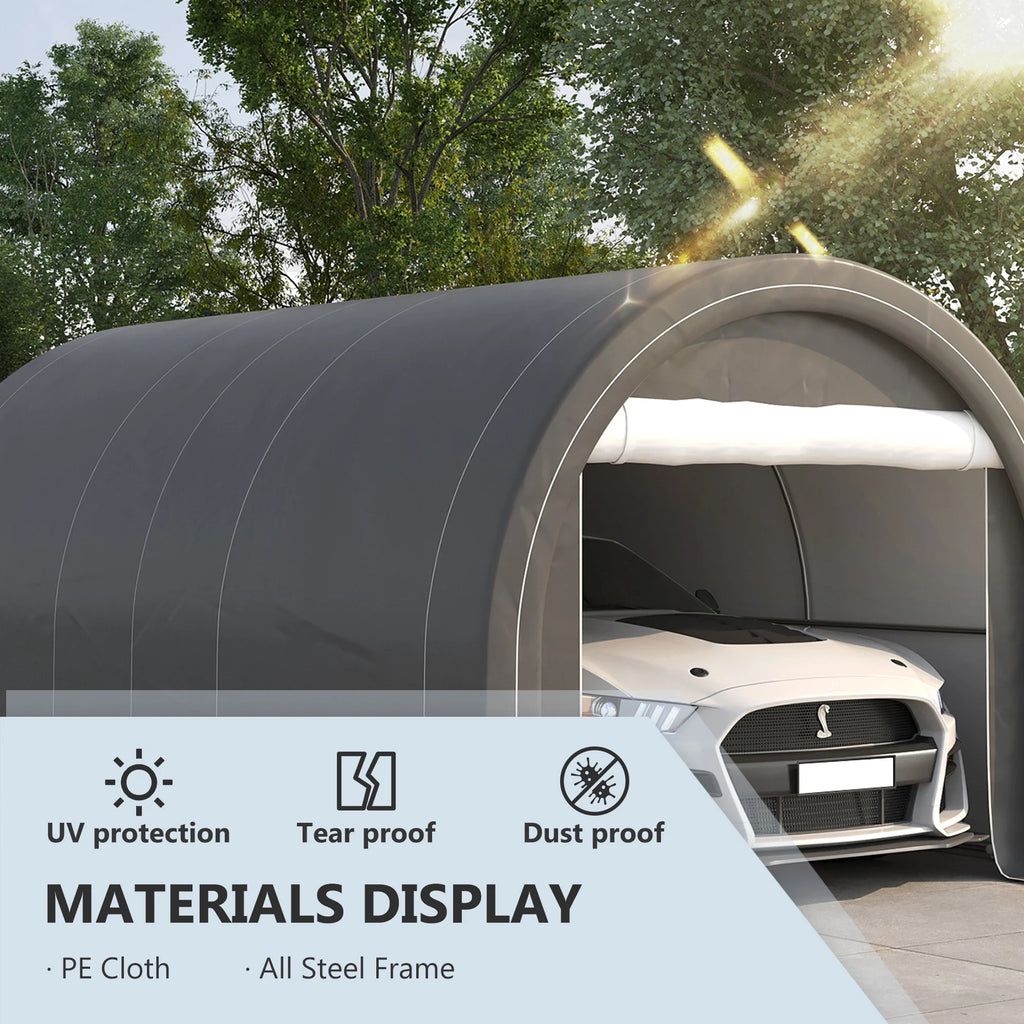 10' x 16' Anti-UV PE Carport Storage Tent L478802