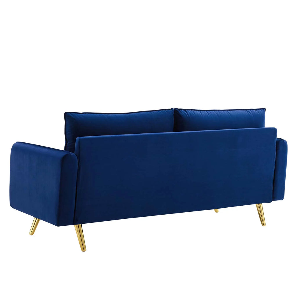 Blue Velvet Sofa E34273