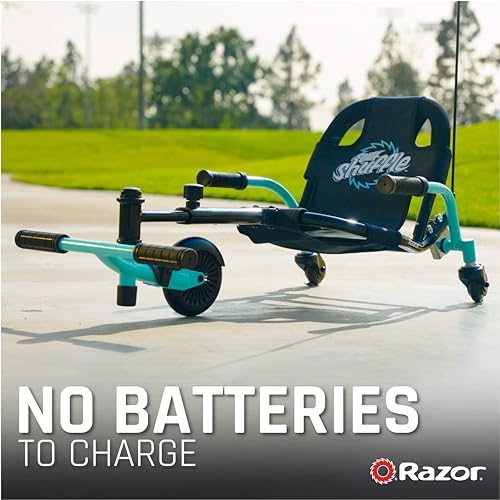 Kid-Powered Drifting Go-Kart with Adjustable Frame Y806687