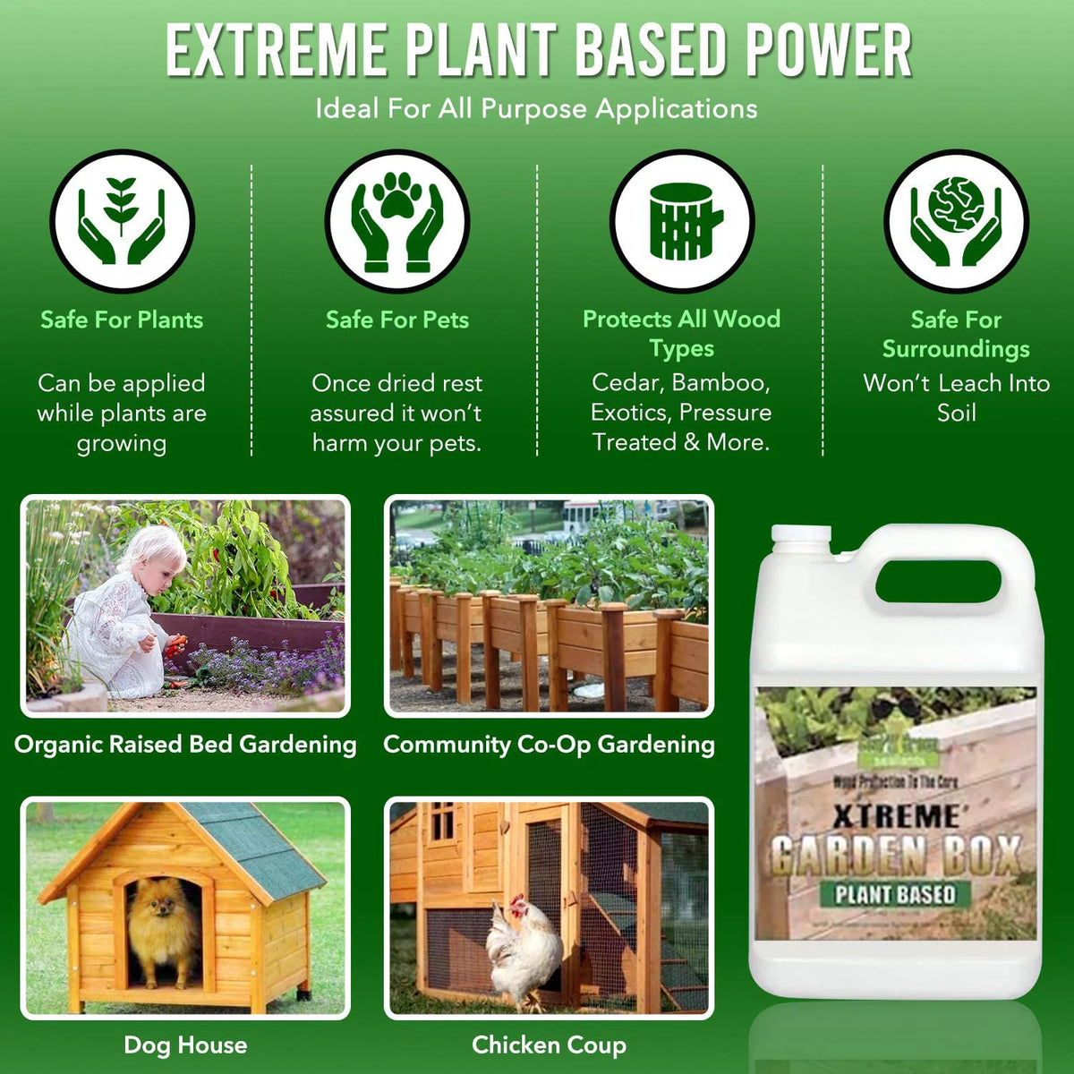 Plant Based Non-Toxic Wood Sealer Quart Kit A42469