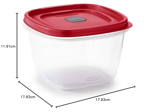 7-Cup Food Storage Container, Racer Red (Pack of 2) O5224
