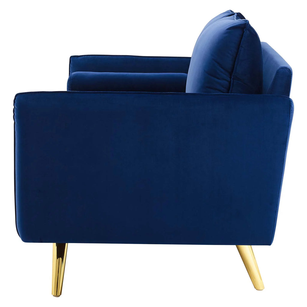 Blue Velvet Sofa E34273