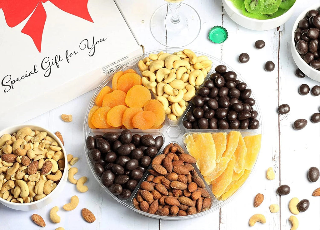 6-Pt Chocolate and Dried Fruit Gift Tray W553494