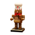 16cm Nutcracker Puppet Gingerbread Man Decor X438