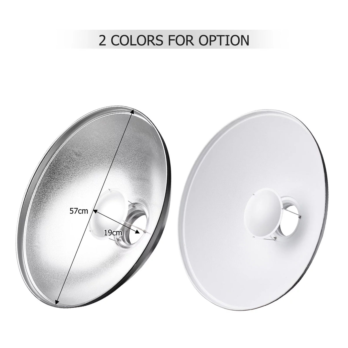 22 Inch Beauty Dish Reflector Diffuser with Honeycomb Soft Cloth O32831