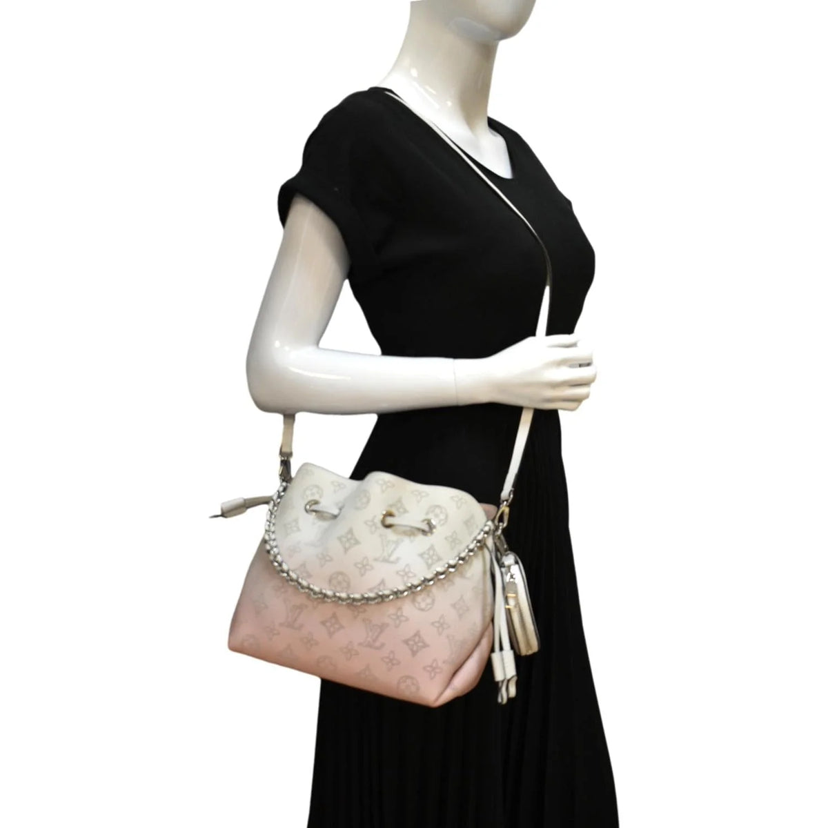 Pre-owned Calf Leather Crossbody Bag V961408