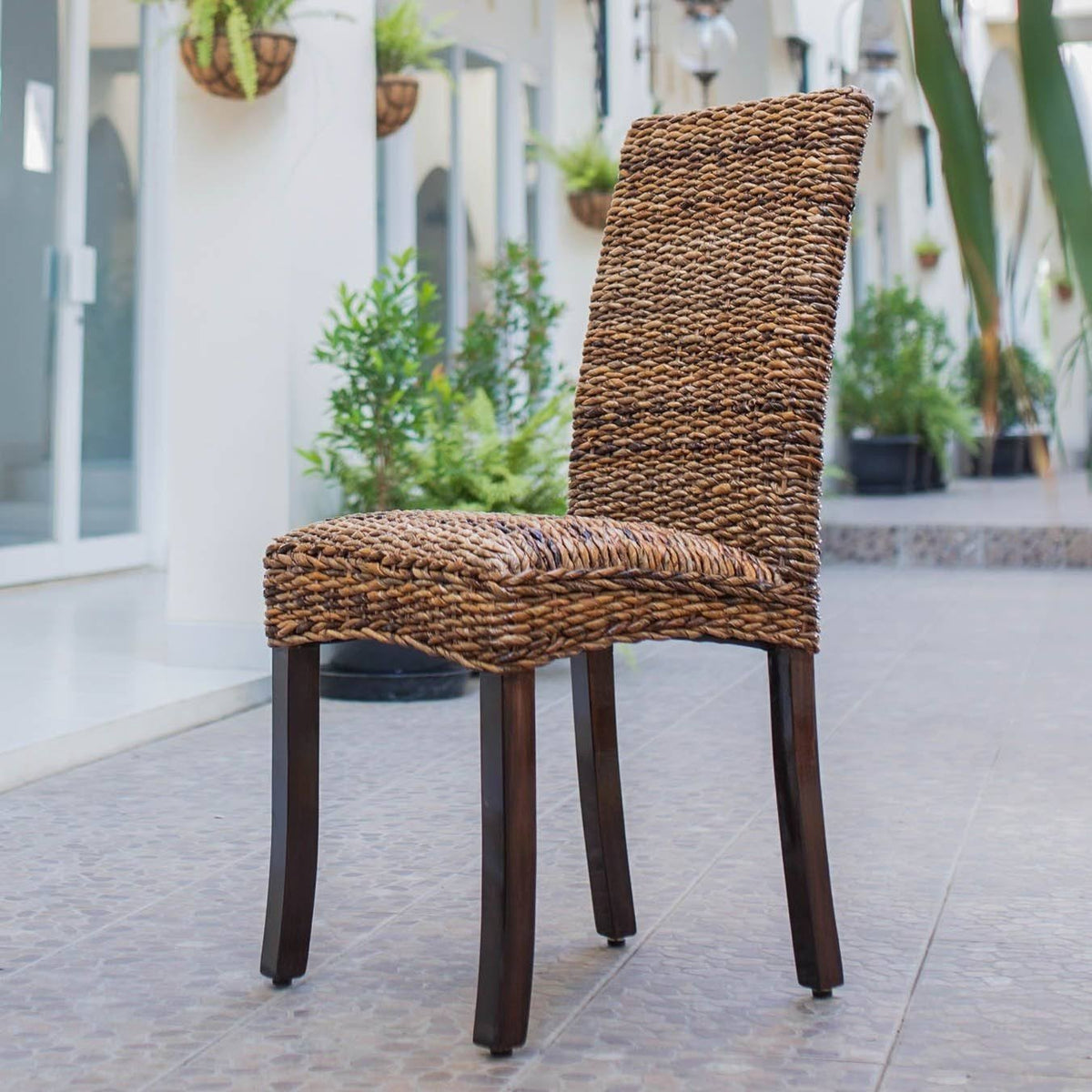 Bali Dining Side Chair, Brown - Set of 2 O12997