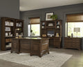 5 Drawer File Cabinet Burnished Oak S1582