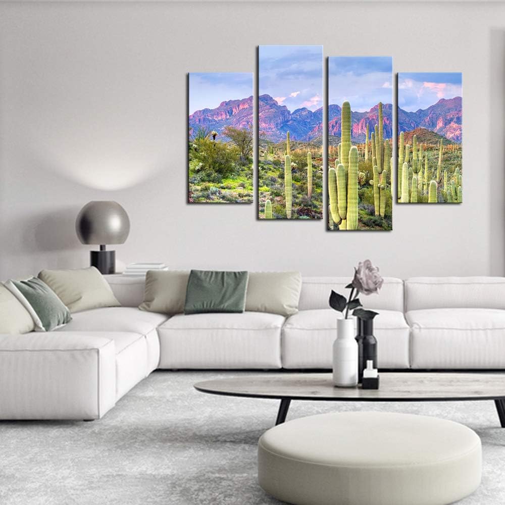 Cactus in Arizona Canvas Print Framed Wall Art X193552