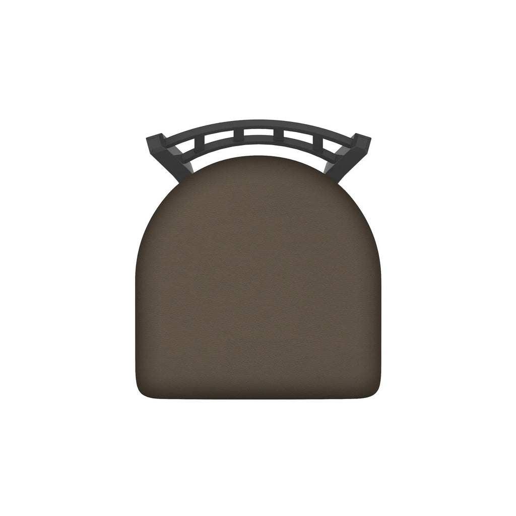 18 in. Chair with Pewter Finish & Canter Earth Seat G318