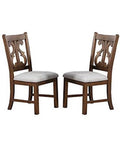 Set of 2 Wooden Cushion Seat Chairs K499439
