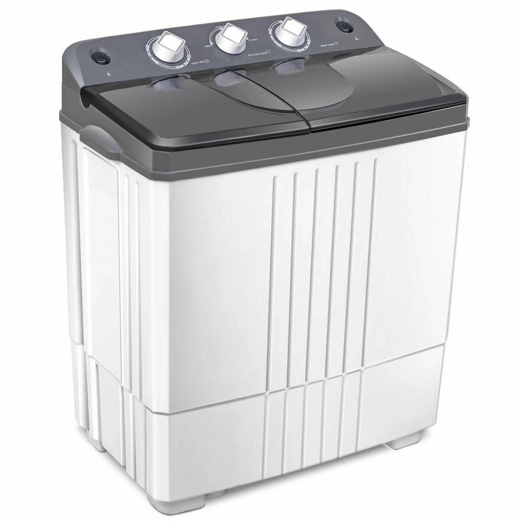 20 lbs Capacity Portable Twin Tub Washer Spinner H70691