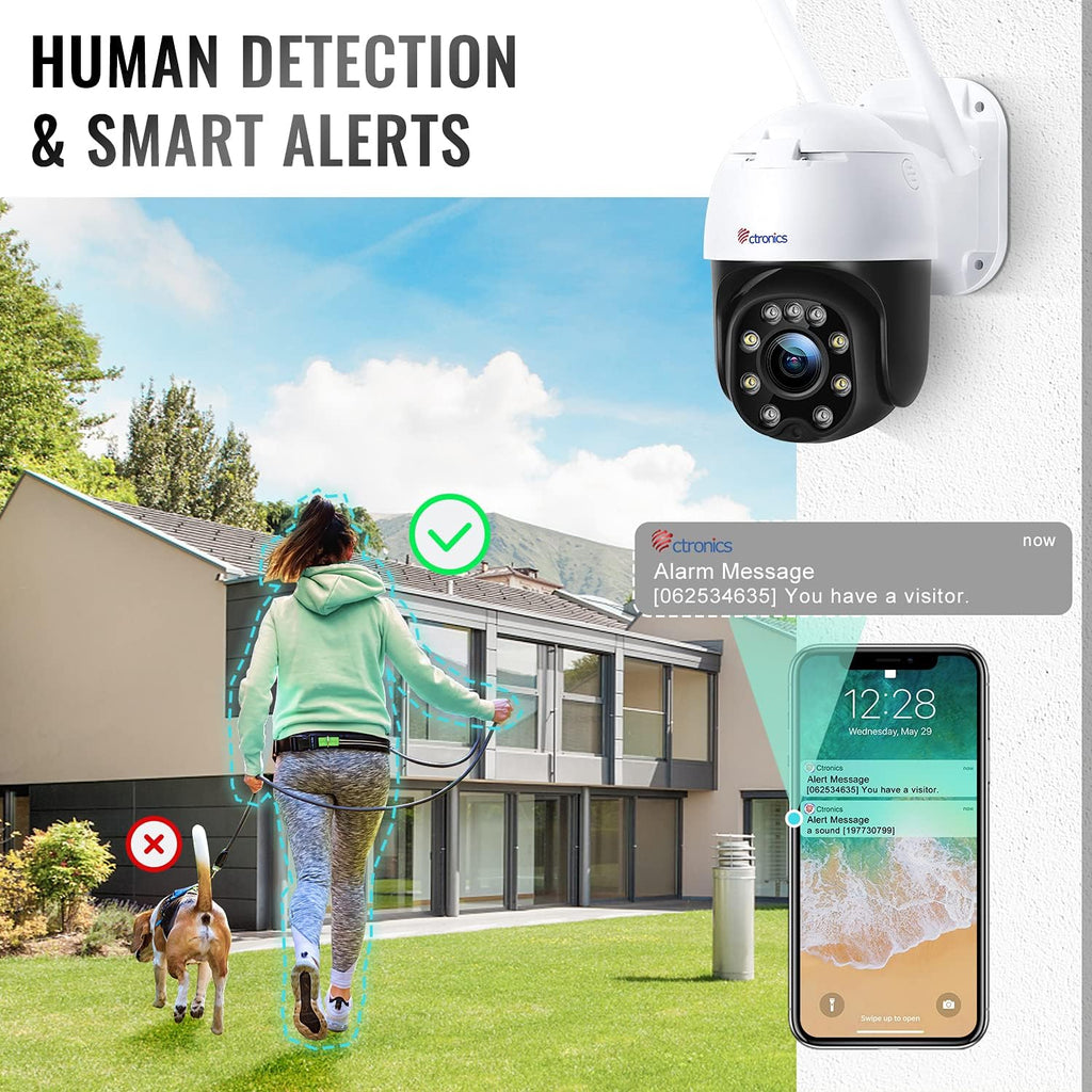 5X Optical Zoom 1080P PTZ Security Camera R954