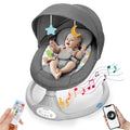 Electric Baby Swing with Remote Control, 5 Swing Speeds, Grey J34167