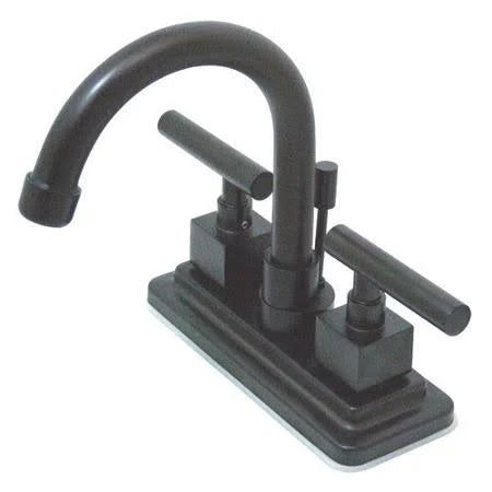 Polished Chrome Centerset Lavatory Faucet with Pop-Up B184