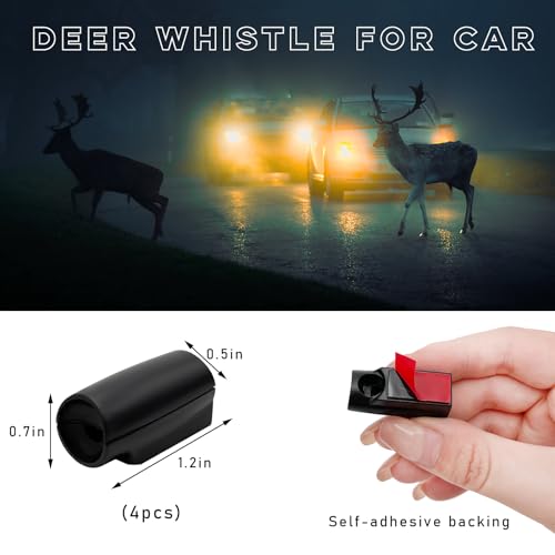 4 PCS Deer Whistles for Car H33803