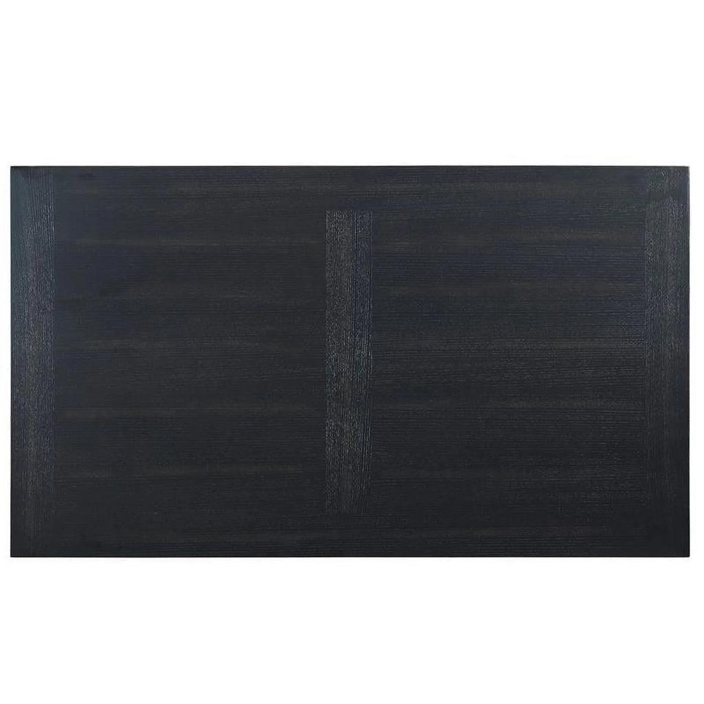 Ebony Finish Wood Pedestal Cocktail Table C979826