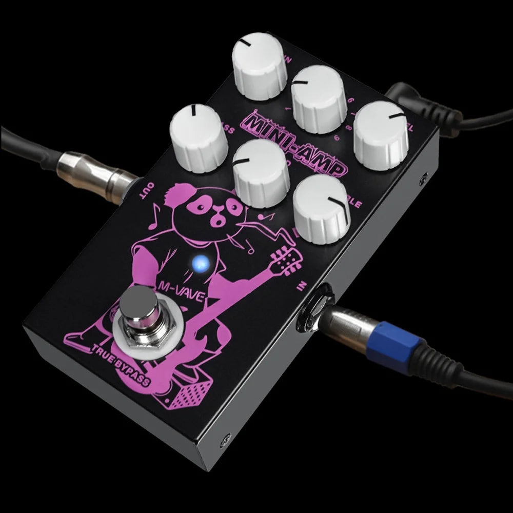 Electric Guitar Effects Pedal 9V Portable Multi Effects Pedal Metal Case R1091