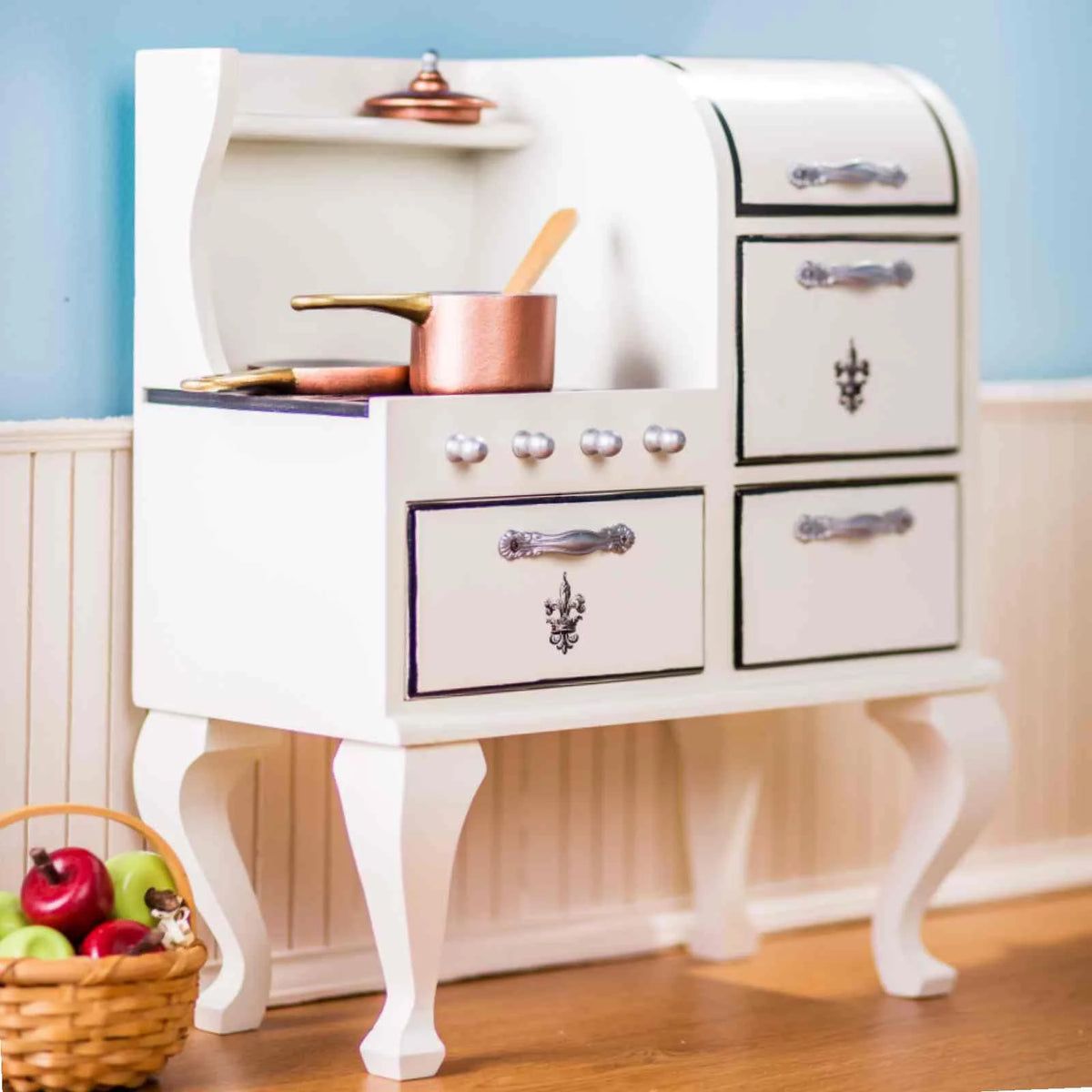 18 inch Doll Wooden Cook Stove & Oven G2794
