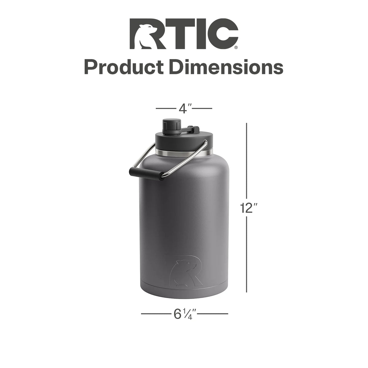 Graphite Stainless Steel Insulated Jug H679