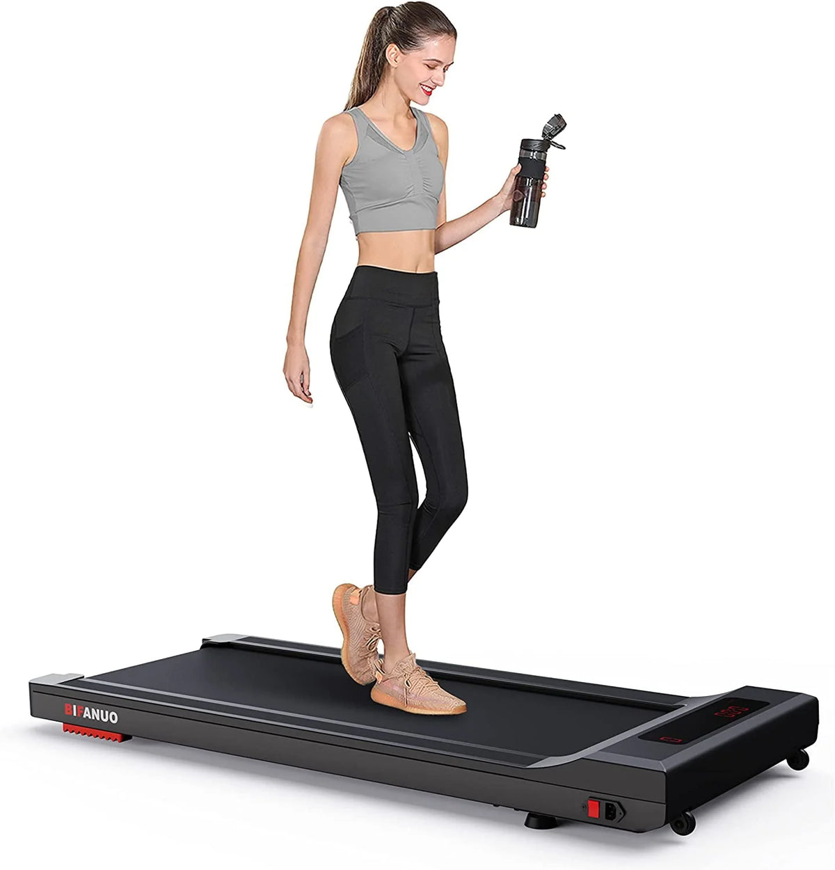 Under Desk Treadmill 2.25HP 265lbs Black P4107