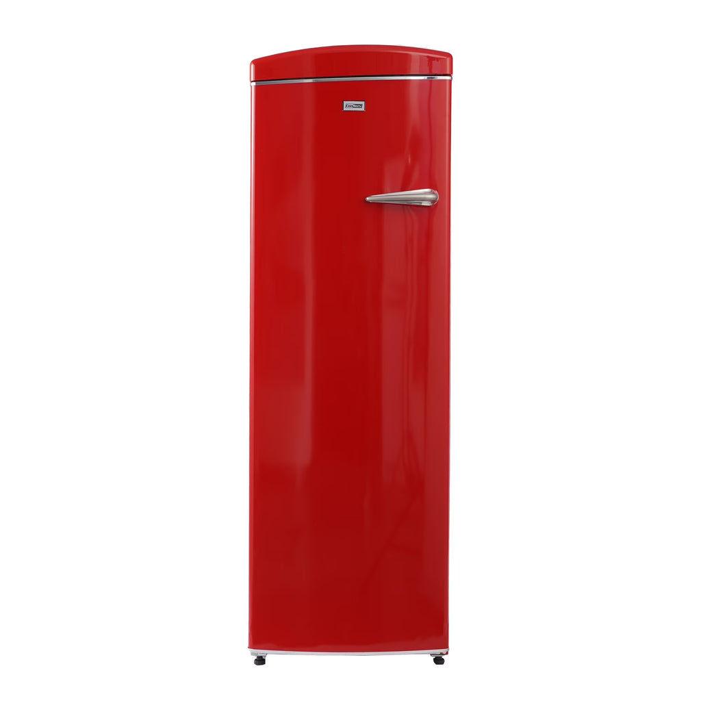 Red Classic Retro Upright Freezer Frost Free Q387