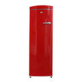Red Classic Retro Upright Freezer Frost Free Q387