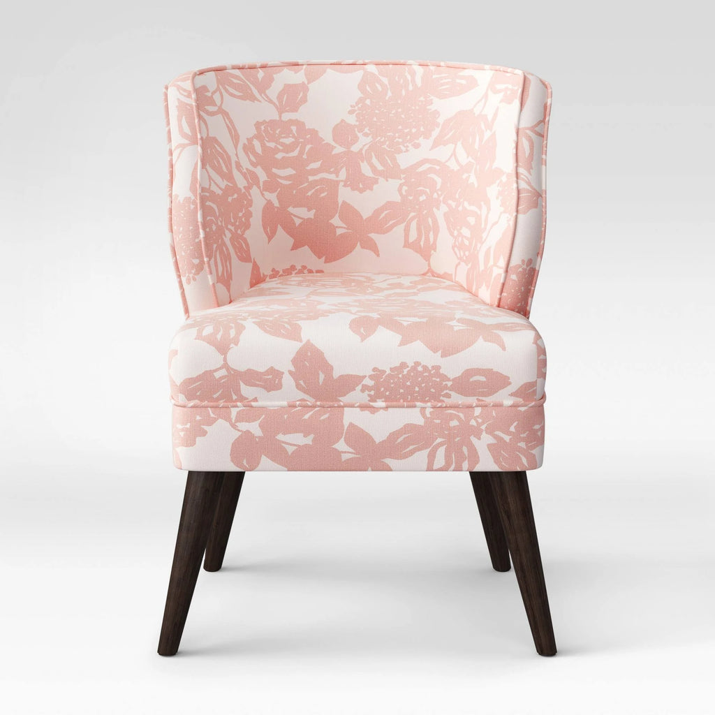 Pink Rose Mid Century Armchair N757