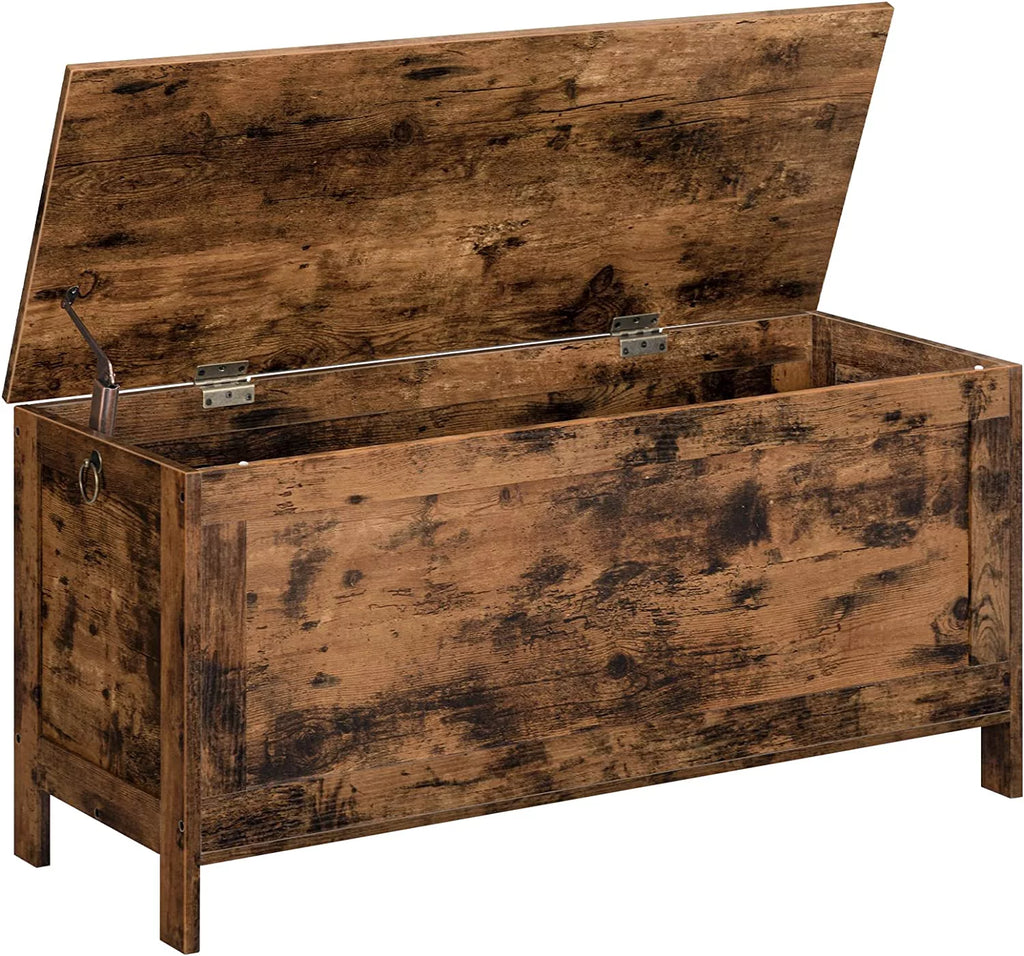 Rustic Brown Storage Chest H6786