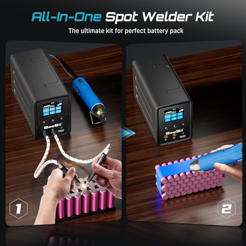 10080W Spot Welder and Heat Gun Kit with 3000F Capacitors B4931