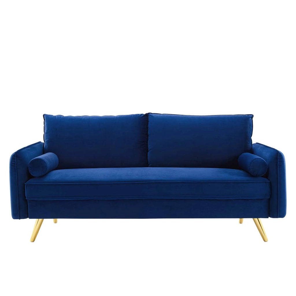 Blue Velvet Sofa E34273