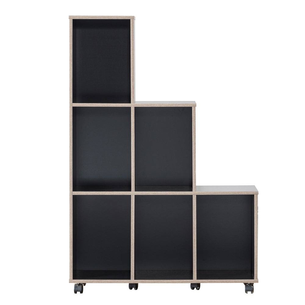 White 6-Shelf Display Cabinet V894817