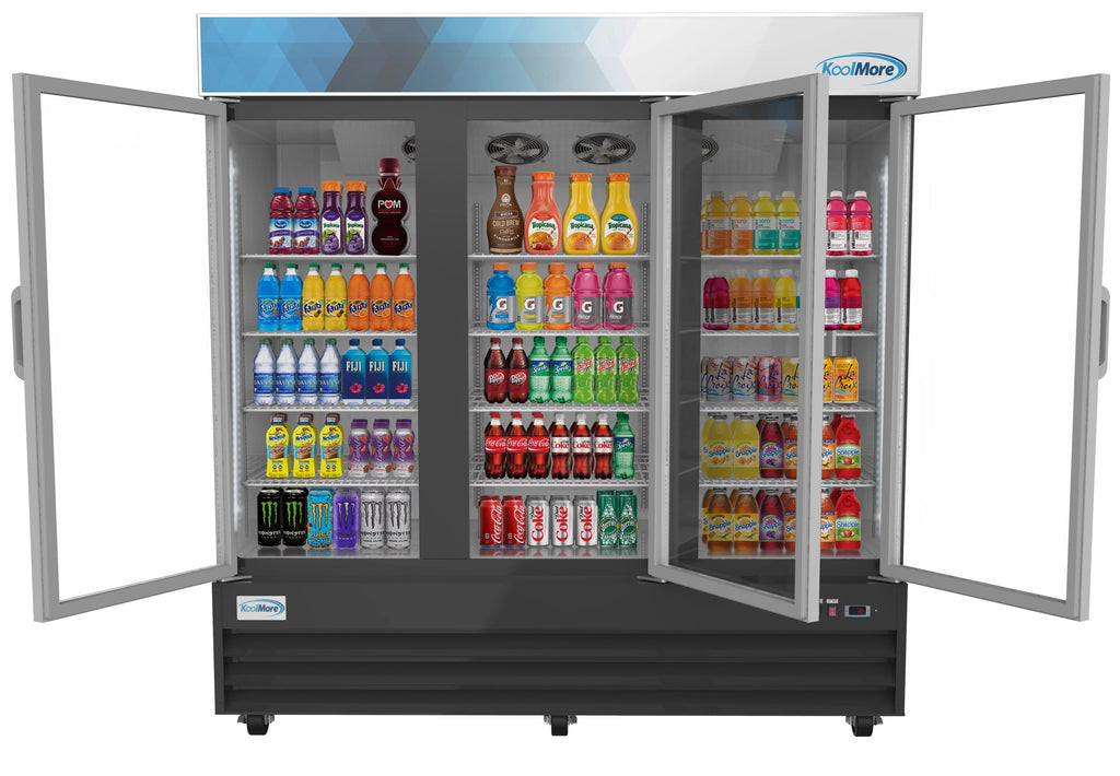 78 in. Three Glass-Door Merchandiser Refrigerator D544