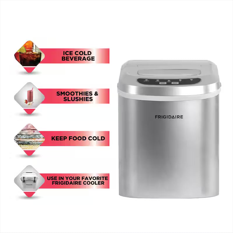 Freestanding Ice Maker in Silver H770425
