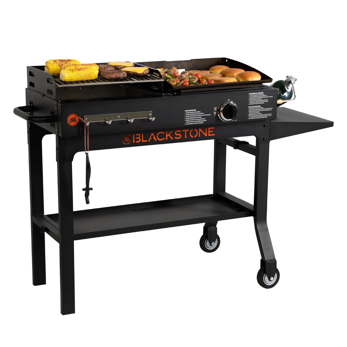 Propane Griddle and Charcoal Grill Combo A62323