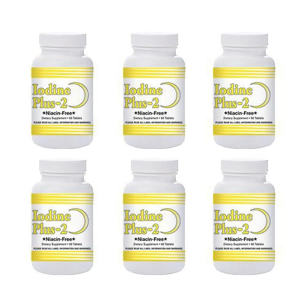 6 Bottles Iodine Plus B1176